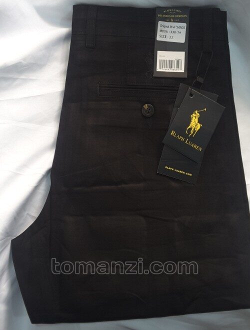 thick chinos polo ralph lauren charcoal black 7#