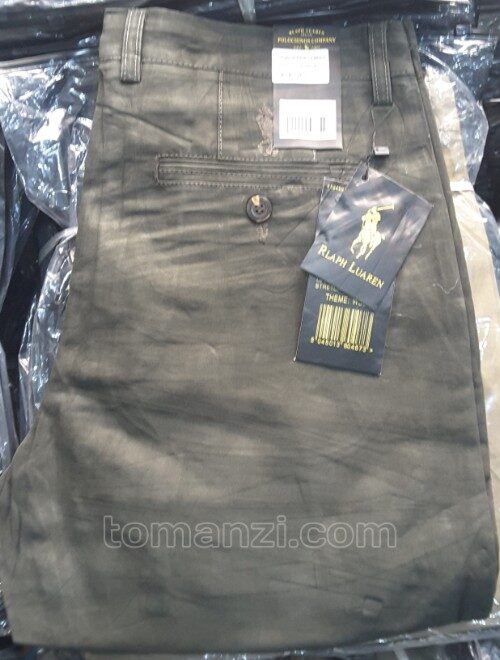 thick chinos polo ralph lauren army green 17#