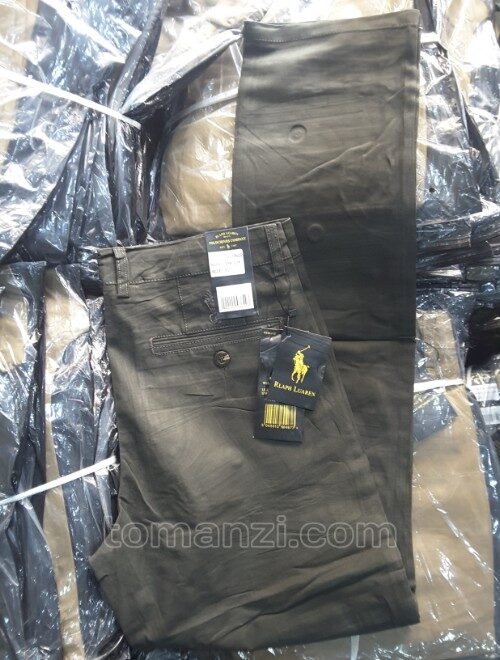 thick chinos polo ralph lauren army green 17#