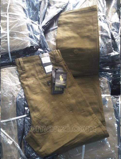 thick chinos polo ralph lauren brown 22#