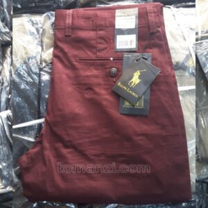 stretch chinos polo ralph wine color 1555-53#
