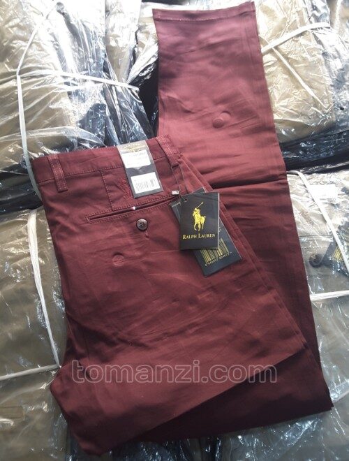 stretch chinos polo ralph wine color 1555-53#