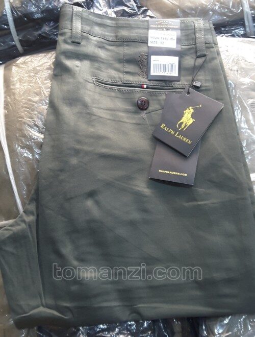 stretch chinos polo ralph dark green 1555-70#