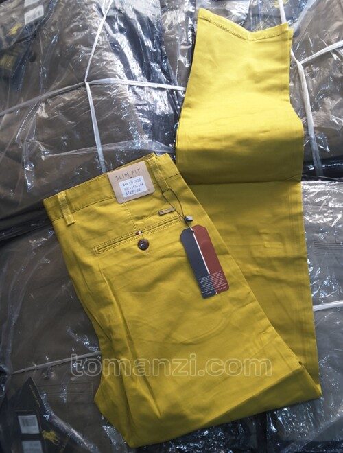 stretch chinos tommy hilfiger yellow 1555-10#