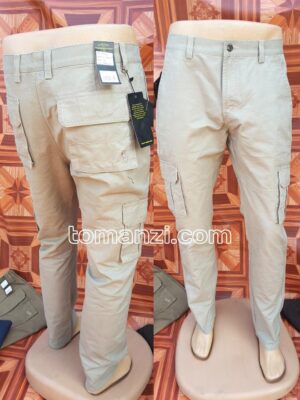 COMBAT CARGO PANT CHINOS THICK MATERIAL OFF-WHITE 1#