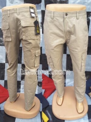 COMBAT CARGO PANT CHINOS THICK MATERIAL OFF-WHITE 1#