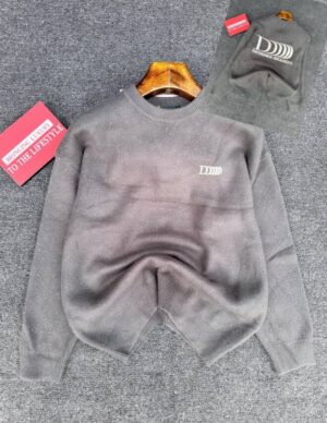 HIGH QUALITY ROUND-NECK CARDIGAN